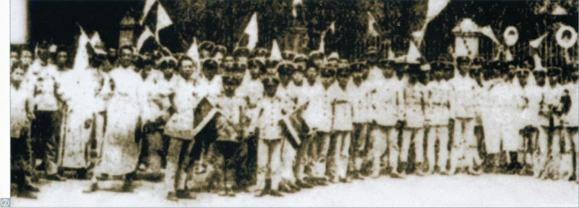 北高师欢迎被捕学生返校