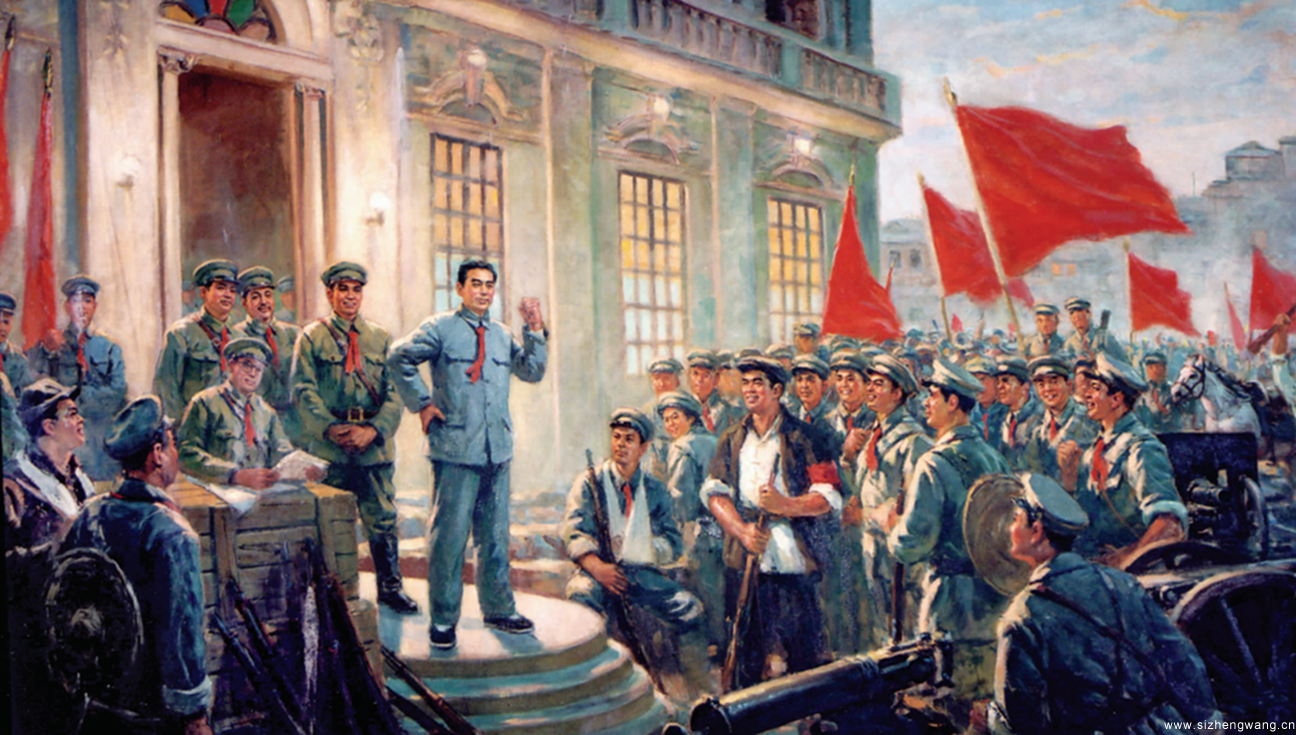 油画：欢呼胜利；作者：黎冰鸿；收藏单位：南昌八一起义纪念馆